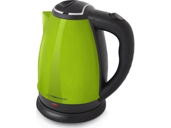 Esperanza EKK113G Vedenkeitin 1,8 L 1800 W Musta, vihreä