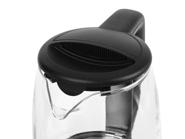 Emerio WK-130126, 1,7 l, 2200 W, Sort, Gjennomsiktig, Glass, Plast, Vannivåindikator, Trådløs