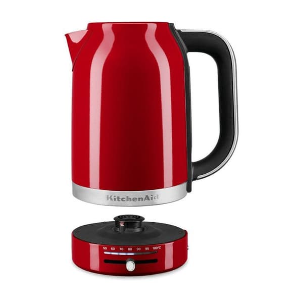 Vattenkokare - KITCHENAID - 5KEK1701EER - Kapacitet 1,7L - Variabel temperaturkontroll - Röd