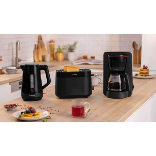 Vattenkokare - BOSCH - TWK1M123 MyMoment - Svart - kapacitet 1,7L - 360° bas - anti-kalkfilter