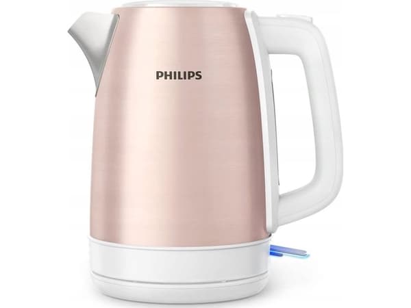Philips Daily Collection HD9350/96, 1,7 l, 2200 W, Guld, Metallisk, Rosa, Vit, Polykarbonat, Rostfritt stål, Vattennivå indikator, Sladdlös