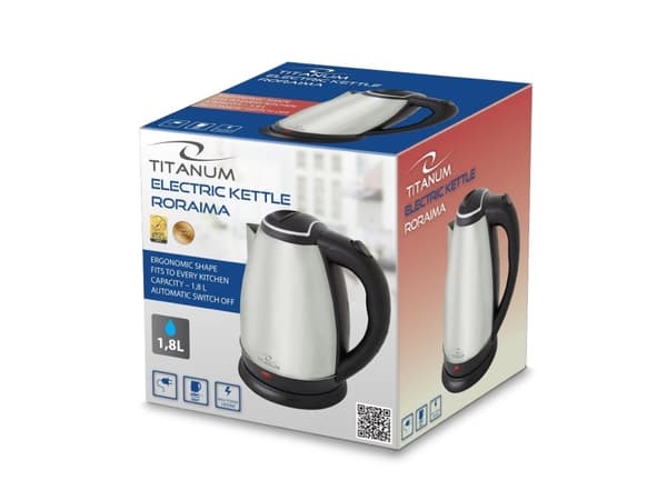Titanum TKK102X Elektrisk vattenkokare 1.8L 1800W Inox