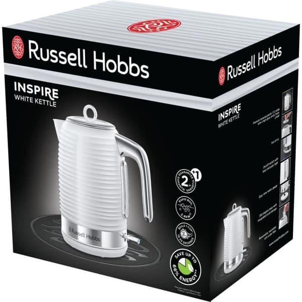 Vattenkokare - Russell Hobbs - Inspire 24360-70 - 1,7L - Rapid Boil - Anti-kalkfilter