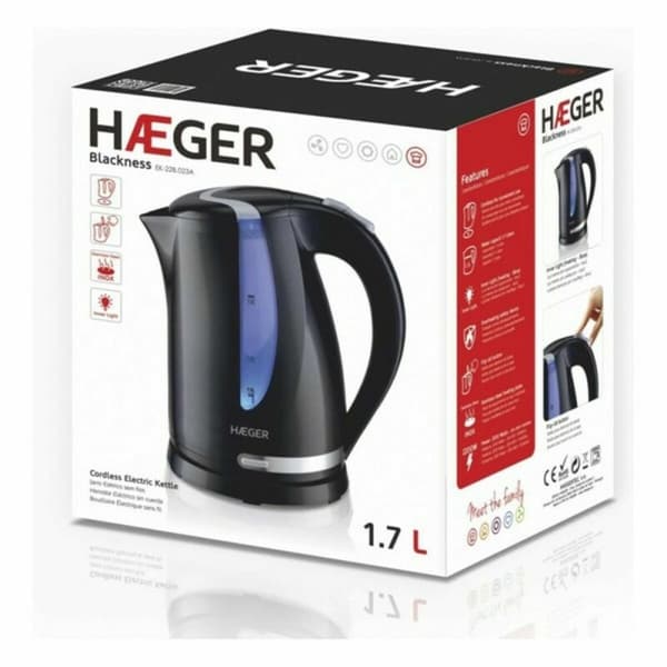 Kedel Haeger EK-22B.023A Sort Rustfrit stål 2200 W 1,7 L