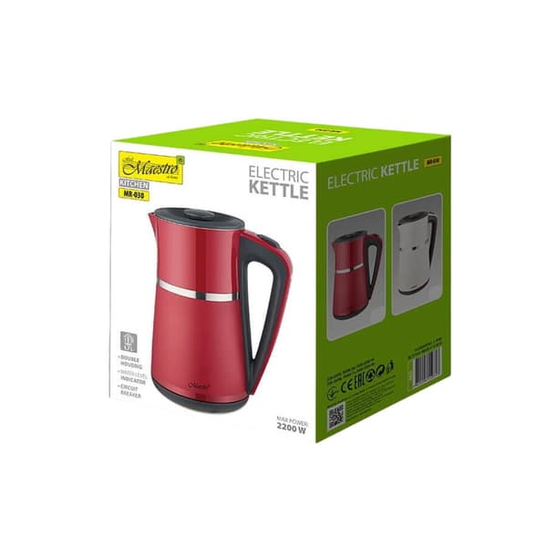 Vattenkokare Feel Maestro MR030 Röd Rostfritt stål 2200 W 1,7 L