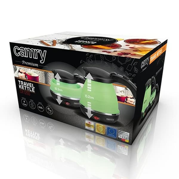 Vattenkokare Adler CR 1265 Svart Grön Plast 750 W 500 ml