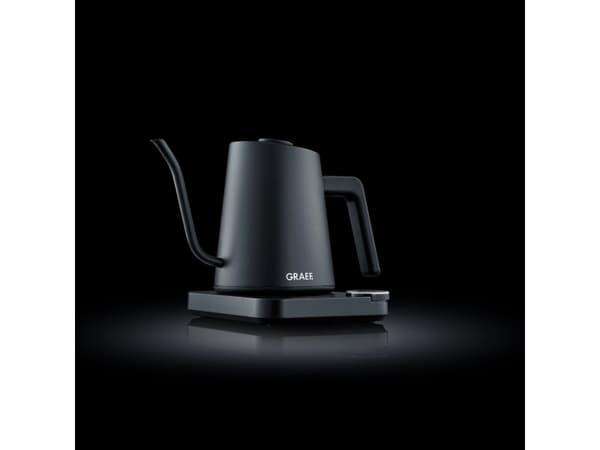 Graef GK502, 0,9 l, 1200 W, Svart, Rostfritt stål, Justerbar termostat, Överhettningsskydd