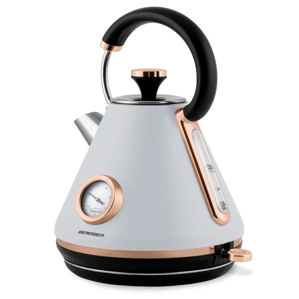 Elkedel med termometer 1,7L Berdsen BD-701 grå