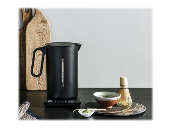 Wilfa WSDK-2000B, 1,25 L, 2000 W, Musta, Ruostumaton teräs, Säädettävä termostaatti, Veden tason ilmaisin
