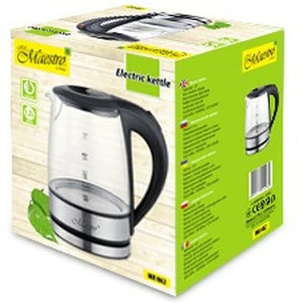 Vedenkeitin Feel Maestro MR-062 Musta Lasi 1630 W 1,2 L
