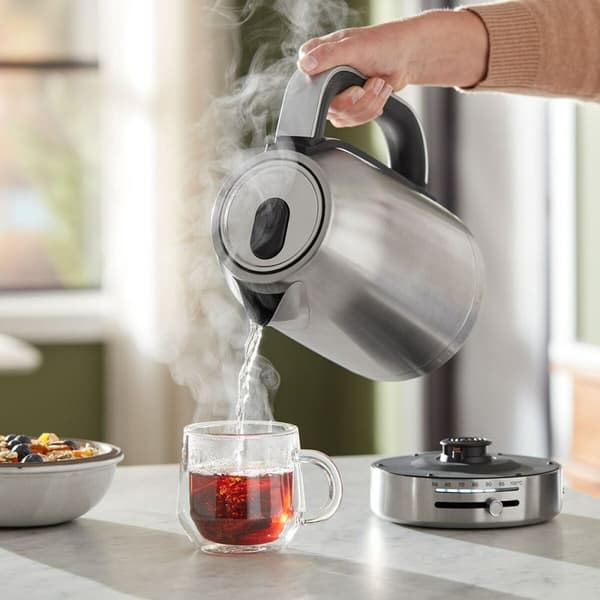 Vattenkokare KitchenAid 5KEK1701ESX Grå plástico,acero inoxidable 2400 W 1,7 L (1 antal)