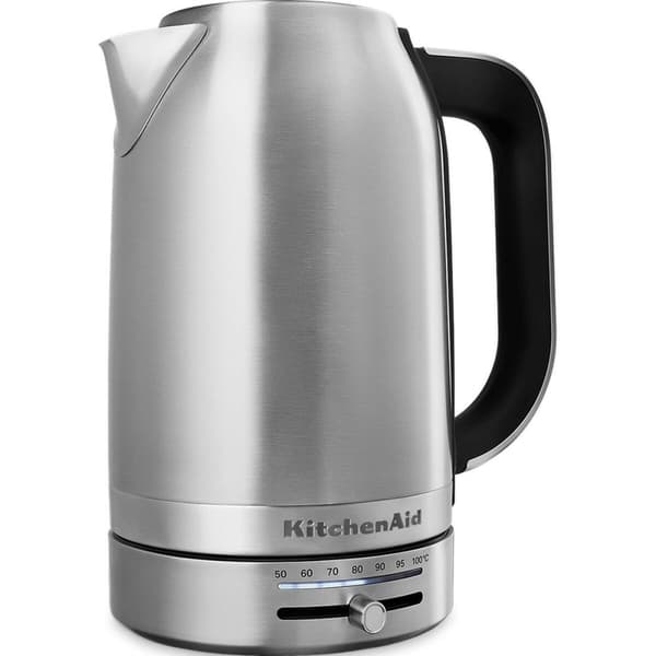 Vattenkokare KitchenAid 5KEK1701ESX Grå plástico,acero inoxidable 2400 W 1,7 L (1 antal)
