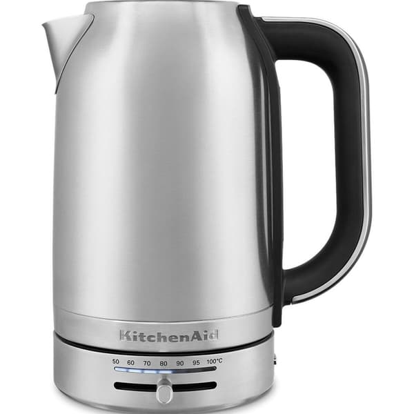Vattenkokare KitchenAid 5KEK1701ESX Grå plástico,acero inoxidable 2400 W 1,7 L (1 antal)