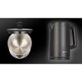 Miniatyrbild 4 av 5: Vattenkokare Mpm MCZ-105/C Svart Plast 2200 W 1,7 L