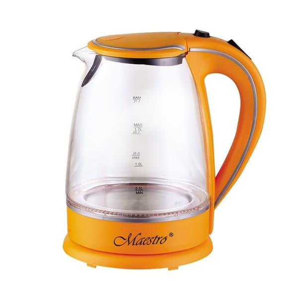 Vattenkokare Feel Maestro MR-064 Orange Transparent Glas 2000 W 1,7 L