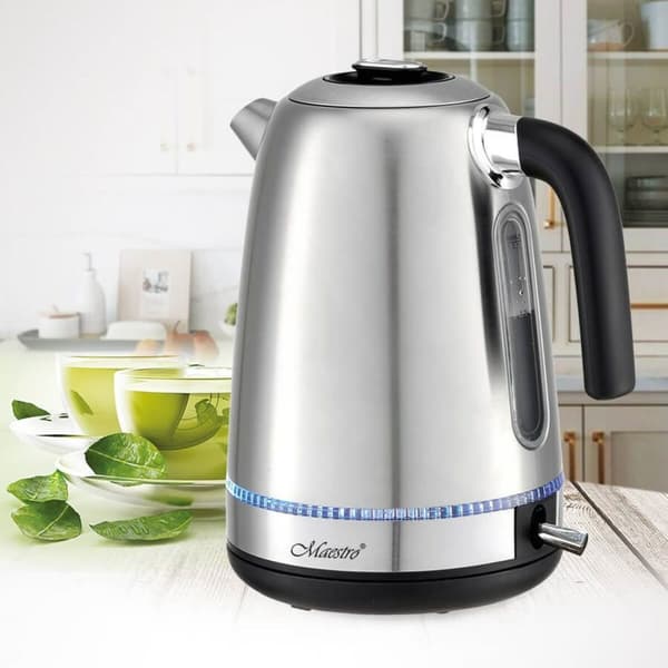 Vattenkokare Feel Maestro MR-050 Blå Silvrig Rostfritt stål 2200 W 1,7 L