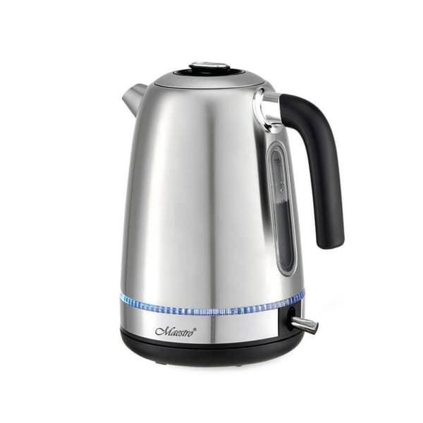 Vattenkokare Feel Maestro MR-050 Blå Silvrig Rostfritt stål 2200 W 1,7 L
