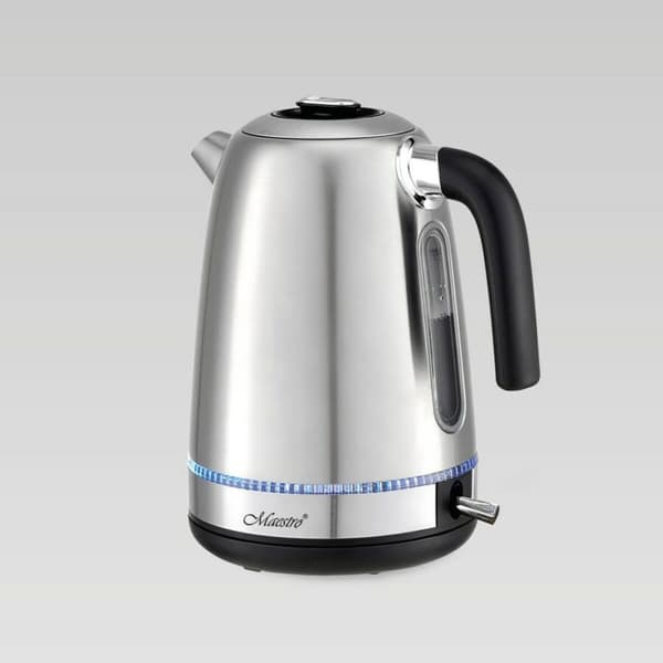 Vattenkokare Feel Maestro MR-050 Blå Silvrig Rostfritt stål 2200 W 1,7 L