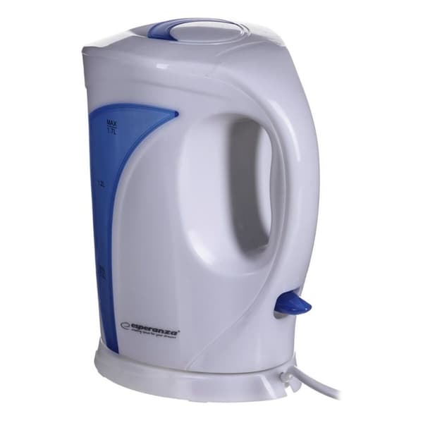Vattenkokare Esperanza EKK018G Blå Vit Plast 2200 W 1,7 L