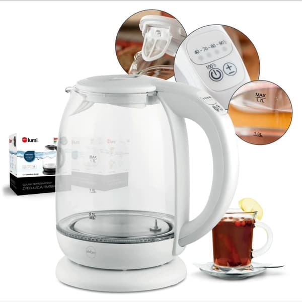 Vattenkokare Eldom C510B Vit 2200 W 1,7 L