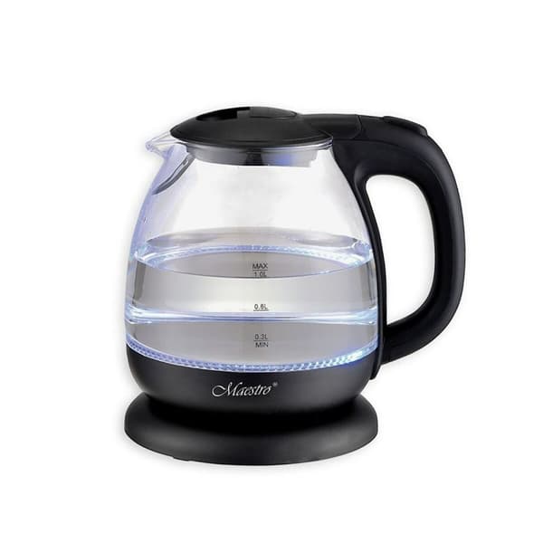 Vattenkokare Feel Maestro MR-055 Svart Glas 1100 W 1 L