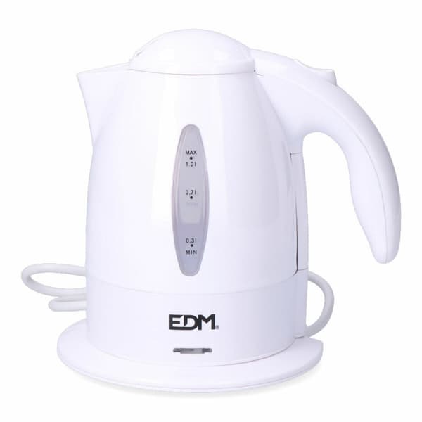Kedel EDM 07655 Hvid polypropylen 2200 W 1 L