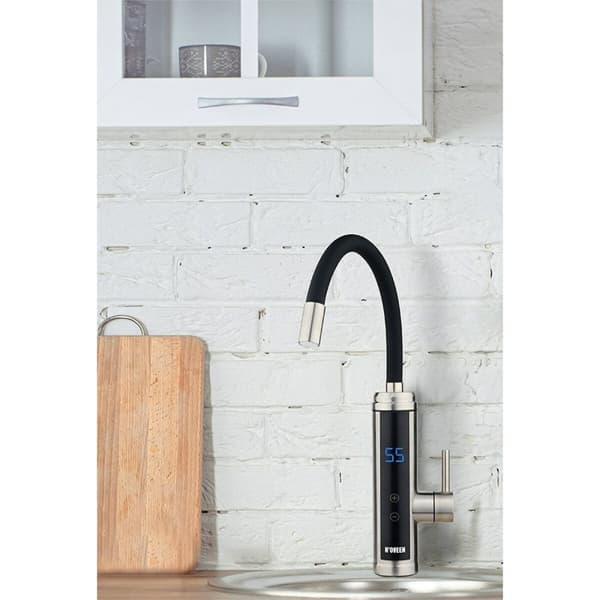 Kedel N'oveen PODGRZEWACZ IWH955 Sort Sølvfarvet Rustfrit stål 3600 W 3000 W