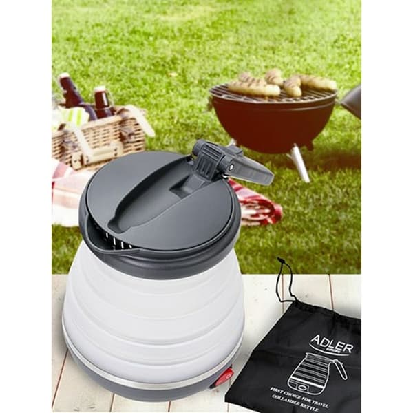 Kedel Adler AD 1279 Hvid Sort Plastik 750 W 0,6 L