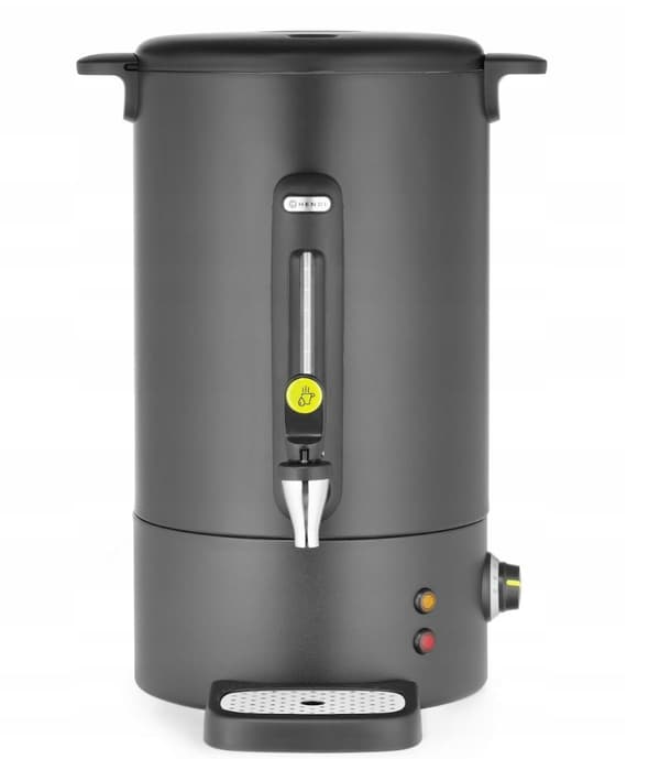 Vandvarmer Hendi 16L - Stilfuld, Mat Sort 1650W, Med Drypbakke