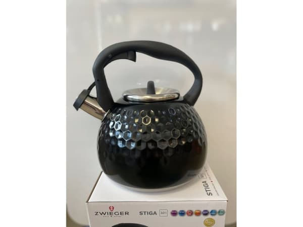 Zwieger ZWIEGER KETTEL STIGA stål Zwieger 3 l sort