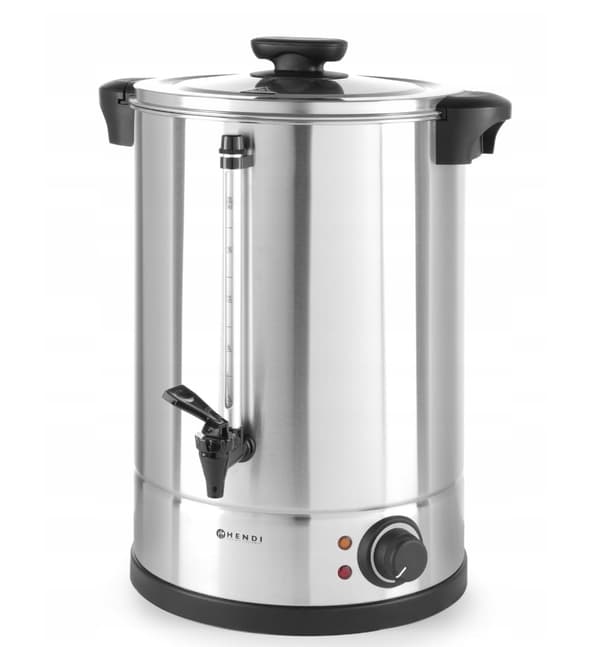 HENDI Vandvarmer 20L, 2250W, Rustfrit Stål, Automatisk Temperaturvedligeholdelse