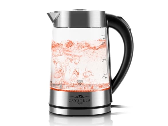 ETA Crystela Digi II 5154 9000 - Kjele - 1.7 liter - 2.2 kW - glass