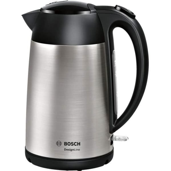Vattenkokare - BOSCH - TWK3P420 DesignLine - 2400 Watt - 1,7 liter - Svart - Rostfritt stål