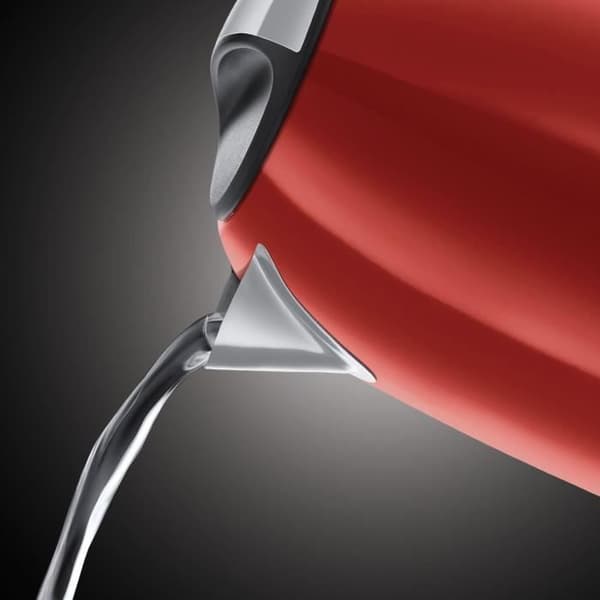 Vattenkokare - RUSSELL HOBBS - 20412-70 - Röd - 2400W - 1,7L - Snabbkokningszoner - Anti-kalkfilter