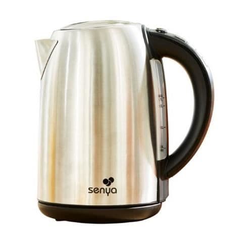 SENYA elektrisk vattenkokare i rostfritt stål 1,7L - Justerbar temperatur 2200W - Easy Tea