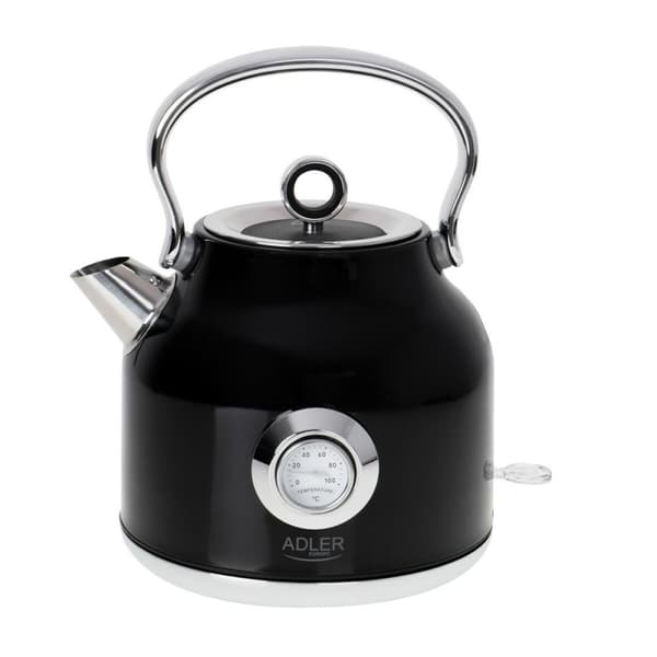 Kedel Adler AD 1346b Sort Sølvfarvet Rustfrit stål 1850-2200 W 1,7 L
