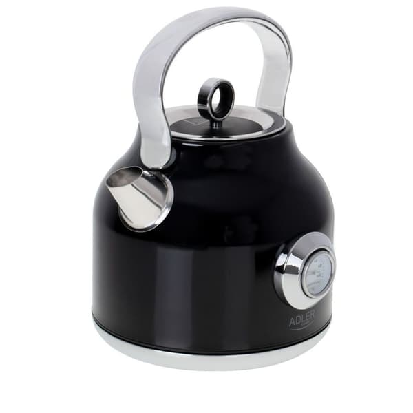 Kedel Adler AD 1346b Sort Sølvfarvet Rustfrit stål 1850-2200 W 1,7 L