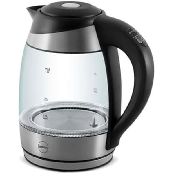 C520 ELDOM LUX vattenkokare i glas kapacitet 1,7 l kontrollpanel för vattentemperatur 2200 W