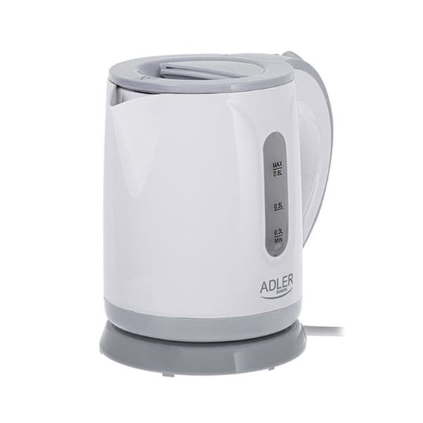Elkedel - Adler - AD1371g - Vit - 850 W - 0,8 L