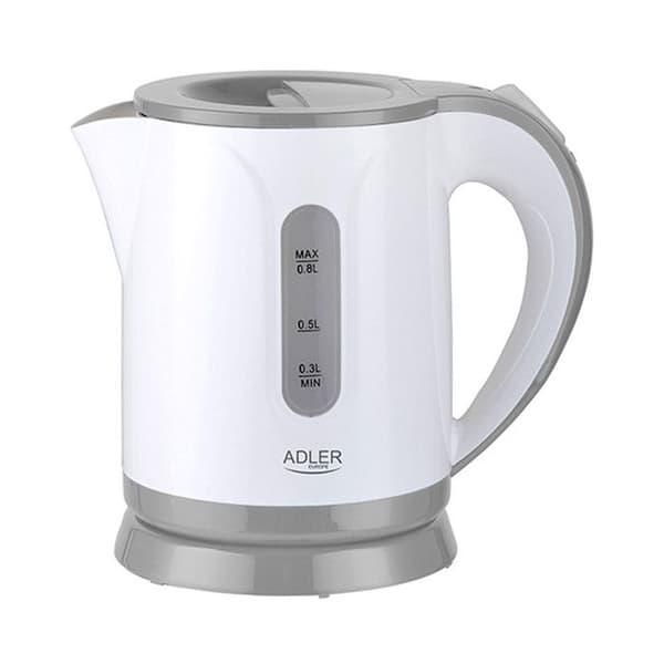 Elkedel - Adler - AD1371g - Vit - 850 W - 0,8 L