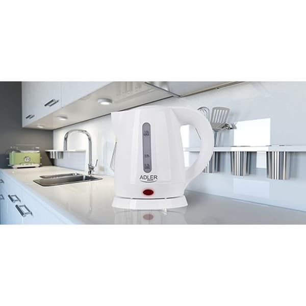 Kedel Adler AD 1272 Hvid Hasselnød Plastik 1600 W 1 L