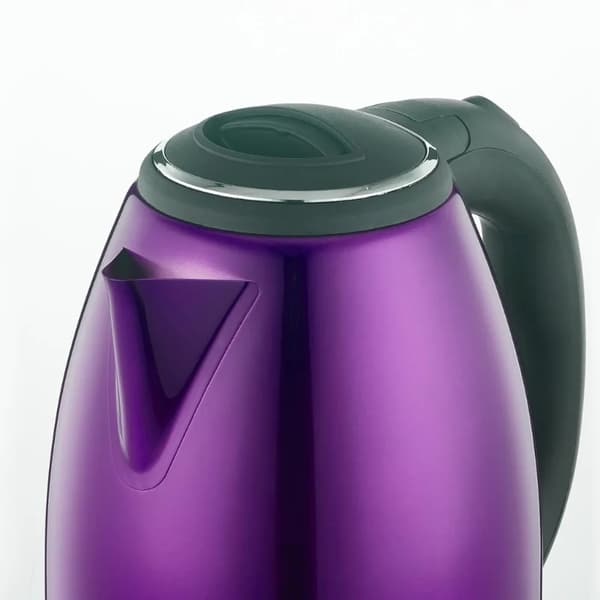 Herzberg HG-5011PUR: 1,8L 1500W vattenkokare i rostfritt stål - lila