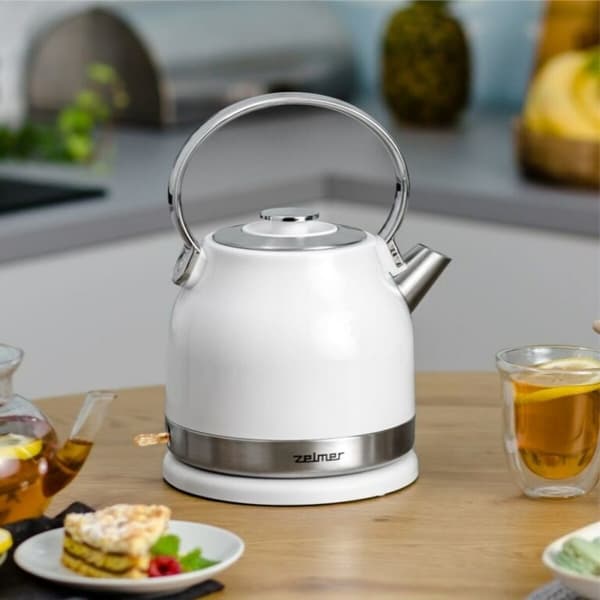 Kedel Zelmer ZCK7940 Hvid Grå Rustfrit stål 2200 W 1,5 L