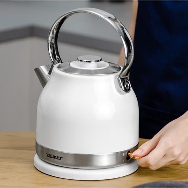 Kedel Zelmer ZCK7940 Hvid Grå Rustfrit stål 2200 W 1,5 L
