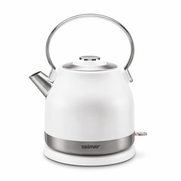 Zelmer ZCK7940 elkedel 1,5 L 2200 W Rustfrit stål, Hvid