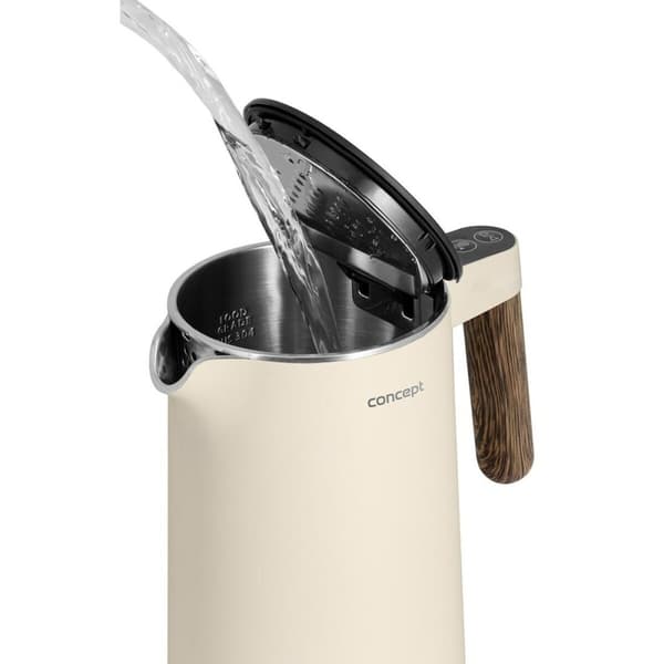 Kedel Concept RK3304 Vanilje Træ 1850-2200 W 1,5 L