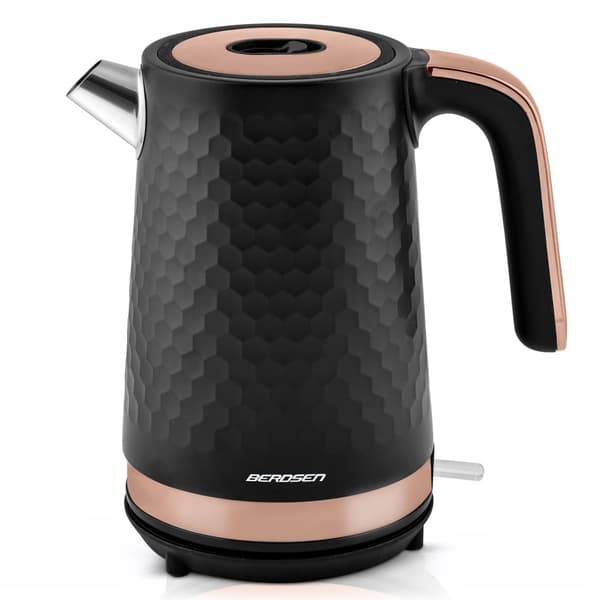 Elkedel 1,7l Berdsen BD-705 sort og kobber
