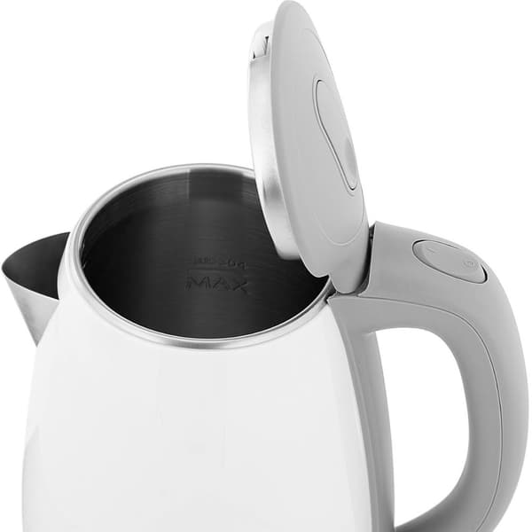 Hotell välkomstset, vattenkokare med bricka, 1,2 l, 1800 W, vit