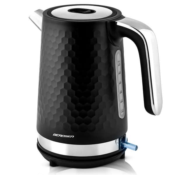 Berdsen BD-705 elkedel 1,7l, sort og sølv
