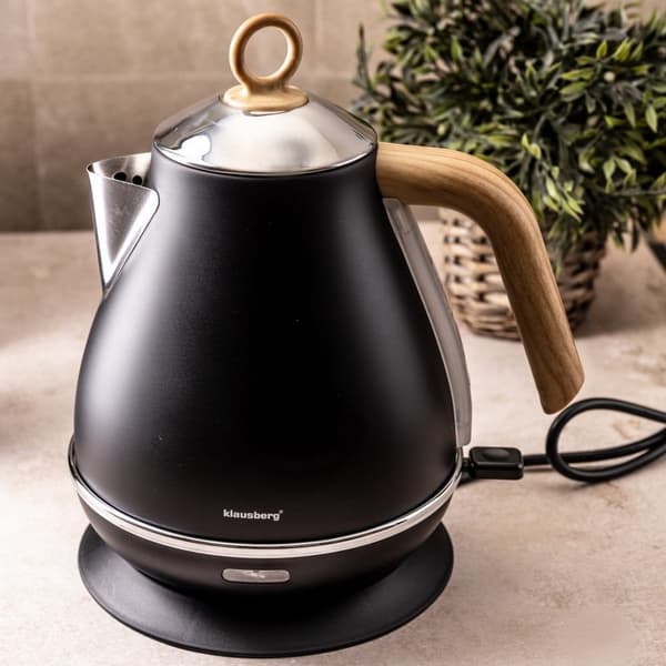 RUSTFRI EL-KEDEL 1,7L SORT KLAUSBERG KB-7706